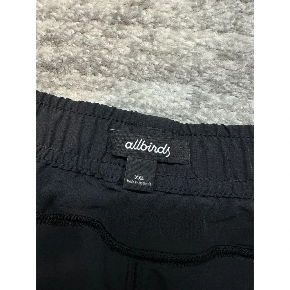 Allbirds‎ Natural Run Short Men XXL Black Merino Wool Blend Drawstring Athletic